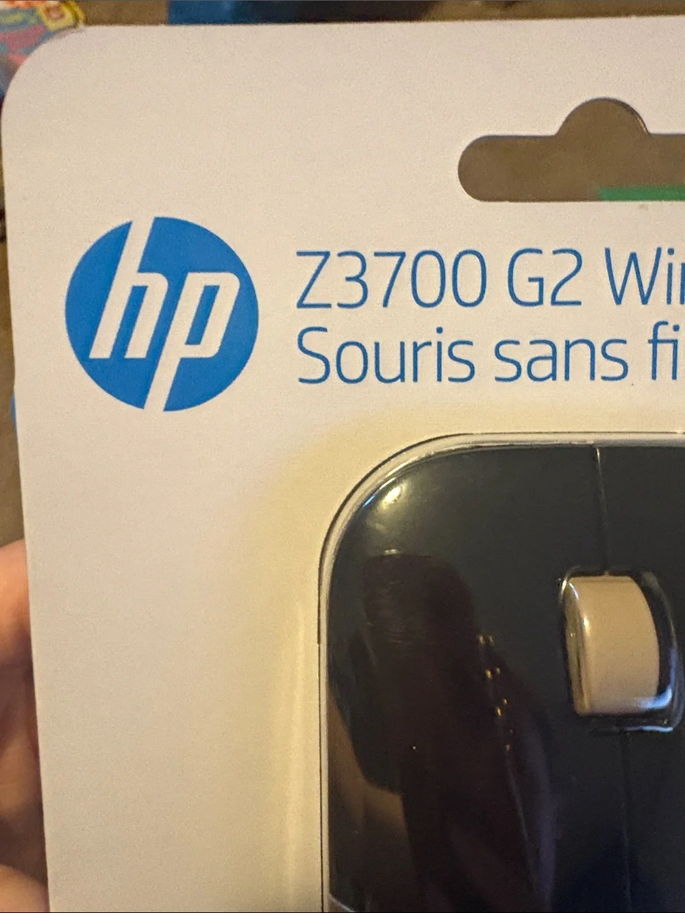HP Wireless Mouse in Silver and Black
